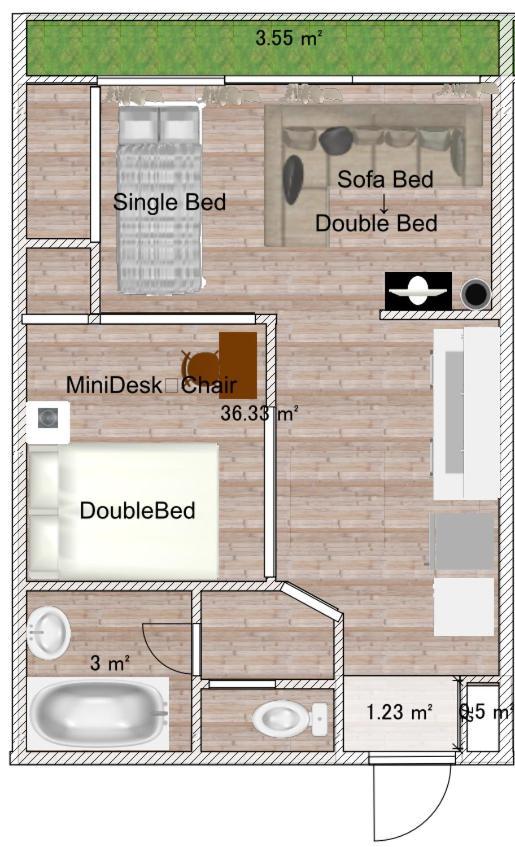 板橋 Rcアネックス Rc201 Apartment โตเกียว ภายนอก รูปภาพ